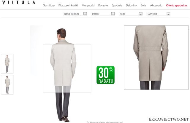 marynarka z tyłu