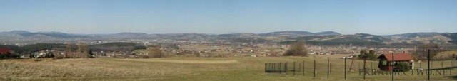 Sącz od strony szlaku na Łabowską Halę
